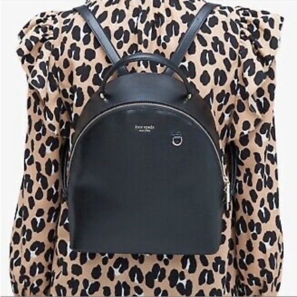 Kate Spade Sloan Backpack Medium Black - Picture 6 of 16